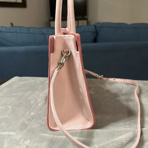 Michael Kors Scarlett Medium Denim Satchel Bag - Picture 10 of 16